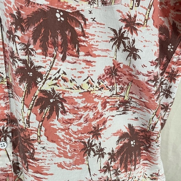 Pete Huntington Hawaiian Colorful Button Up Shirt Size Large - Picture 5 of 7